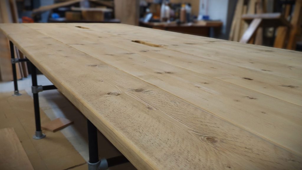 A table built using sustainable materials by BB design