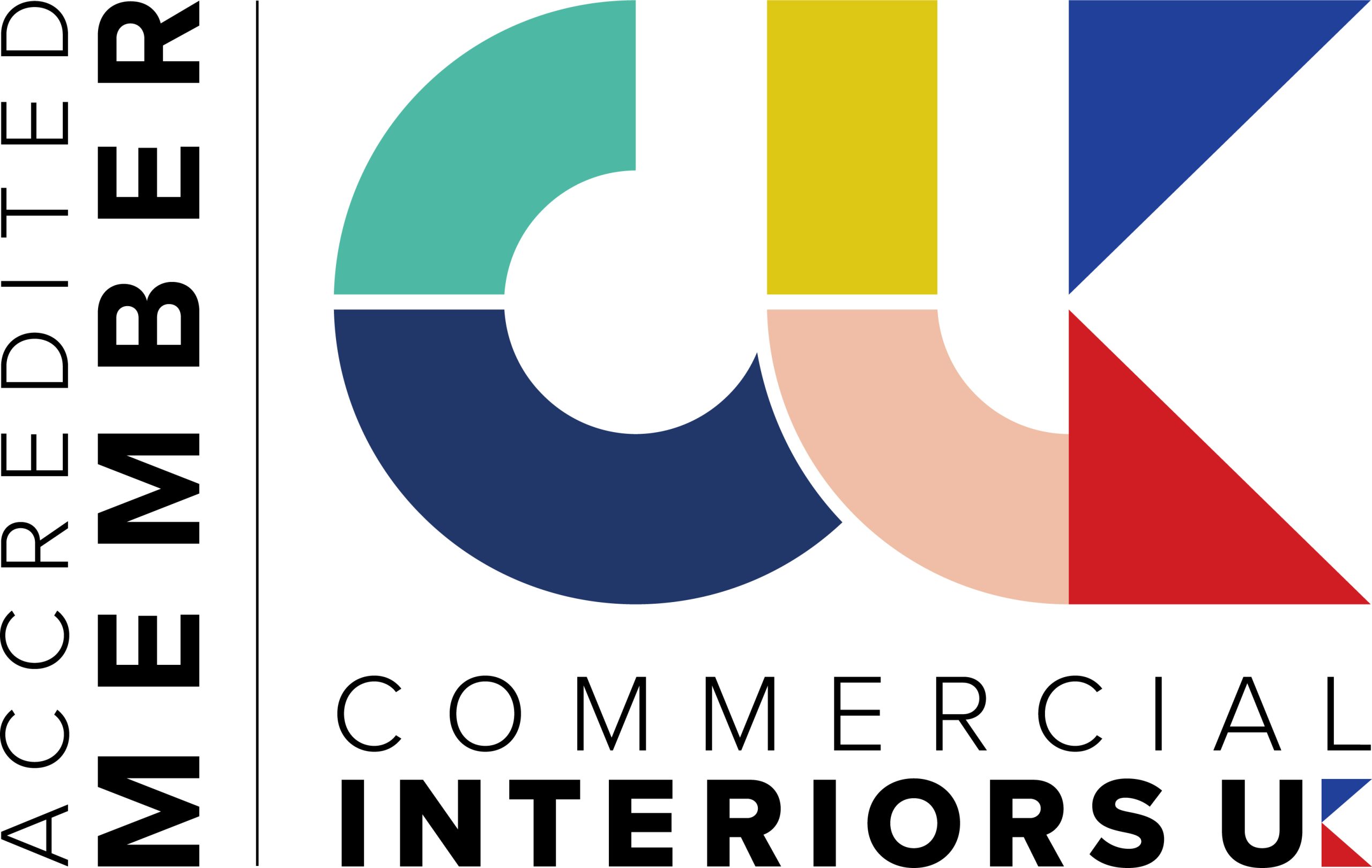 Commercial Interiors UK accredited member logo.
