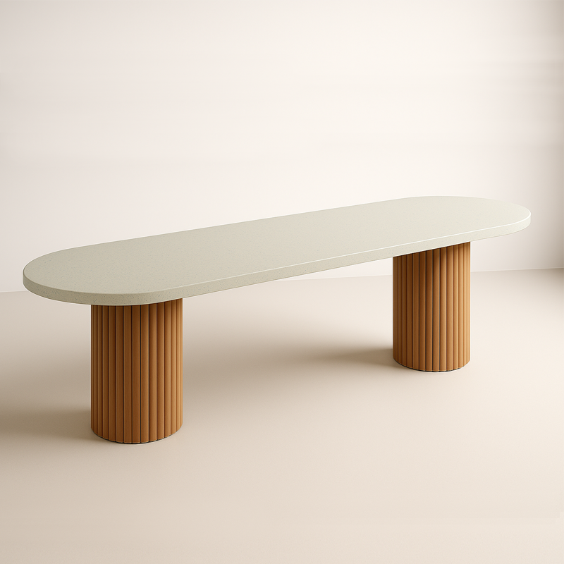 BRIDGE table from the BB Designs bespoke commercial furniture range